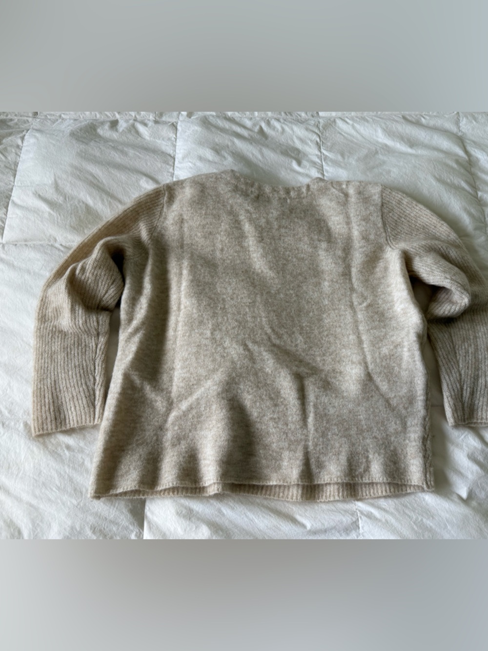 7115 by Szeki alpaca sweater oatmeal - Picture 5 of 7